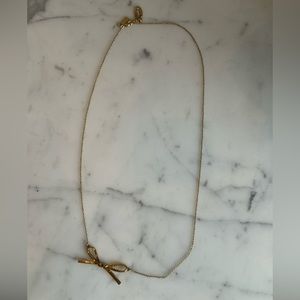 Kate Spade Bow Necklace - Gold Plated